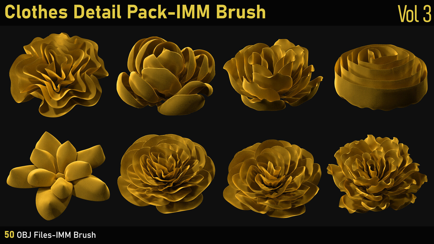 Vol.3 Cloth Details Pack IMM Brush