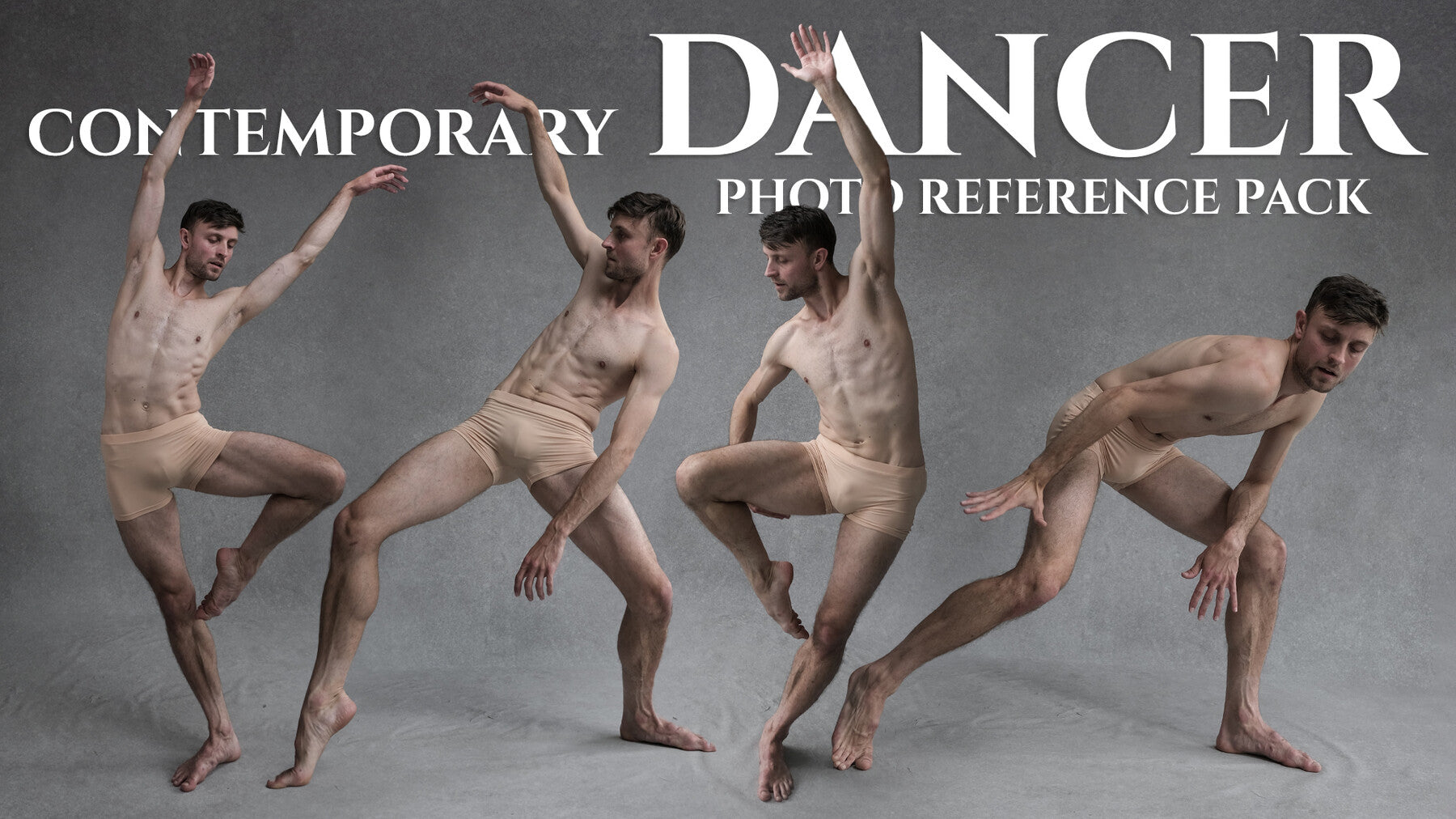 A Contemporary Dancer-Photo Reference Pack For Artists 1000 JPEGs