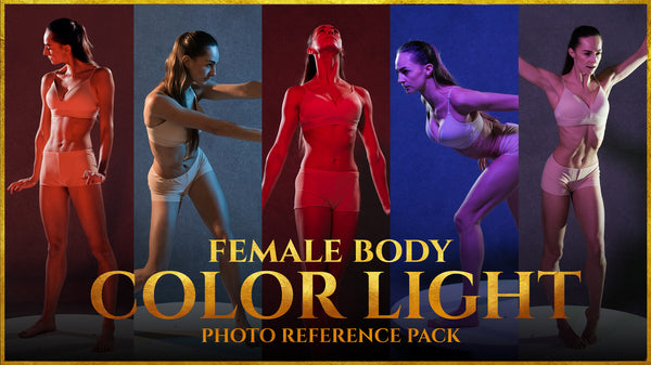 A Color Light- Female Body- Photo Reference Pack- 879 JPEGs