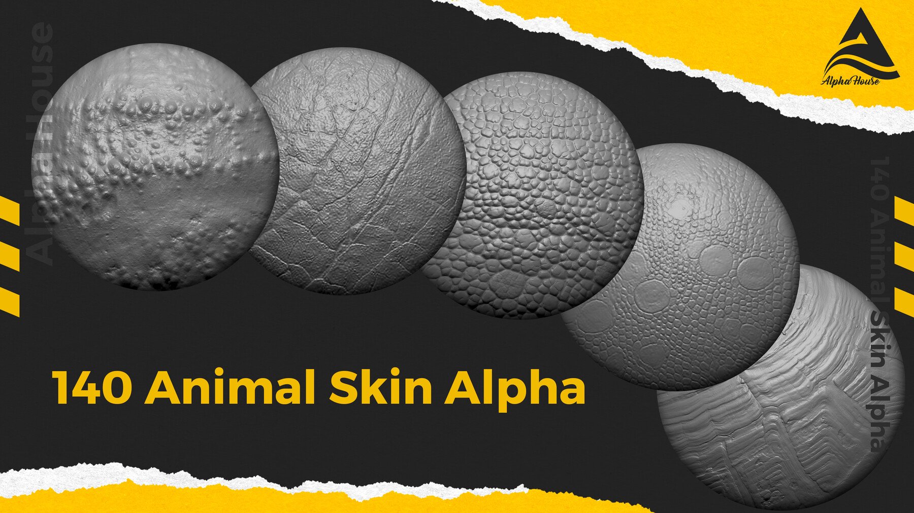 140 High Detailed Animal Skin Alpha