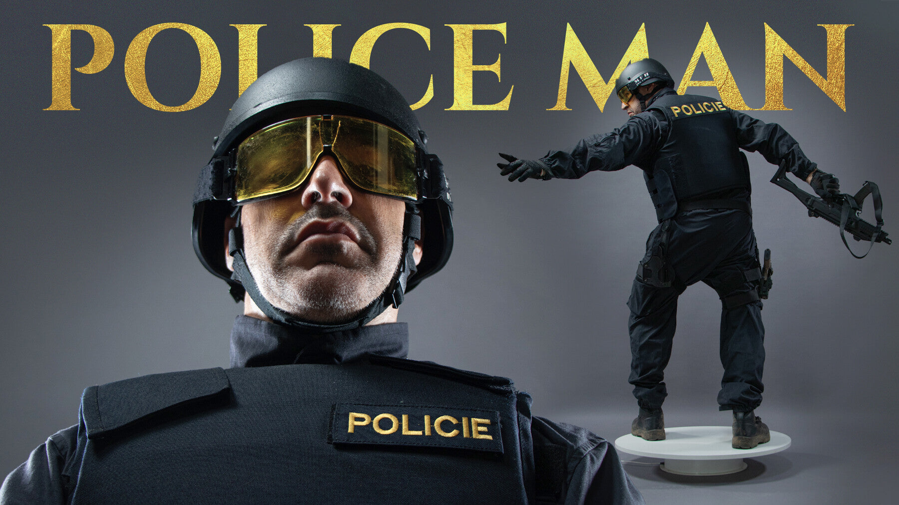 Police Man Photo Reference Pack For Artists 644 JPEGs