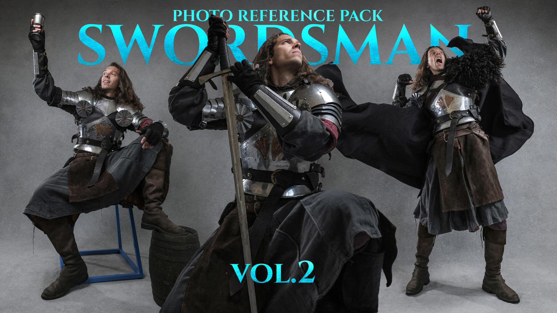 A Swordsman vol.2 Photo Reference Pack For Artists 553 JPEGs