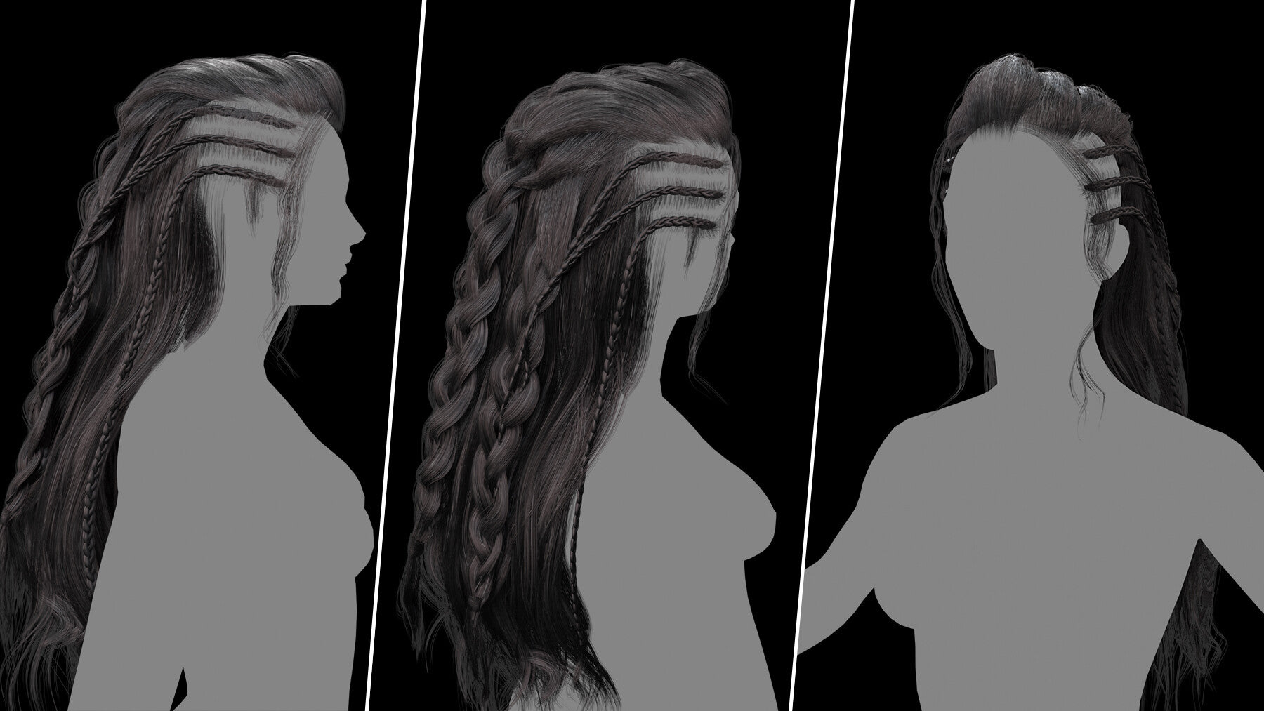 10 Advanced Realtime Hair Cards
