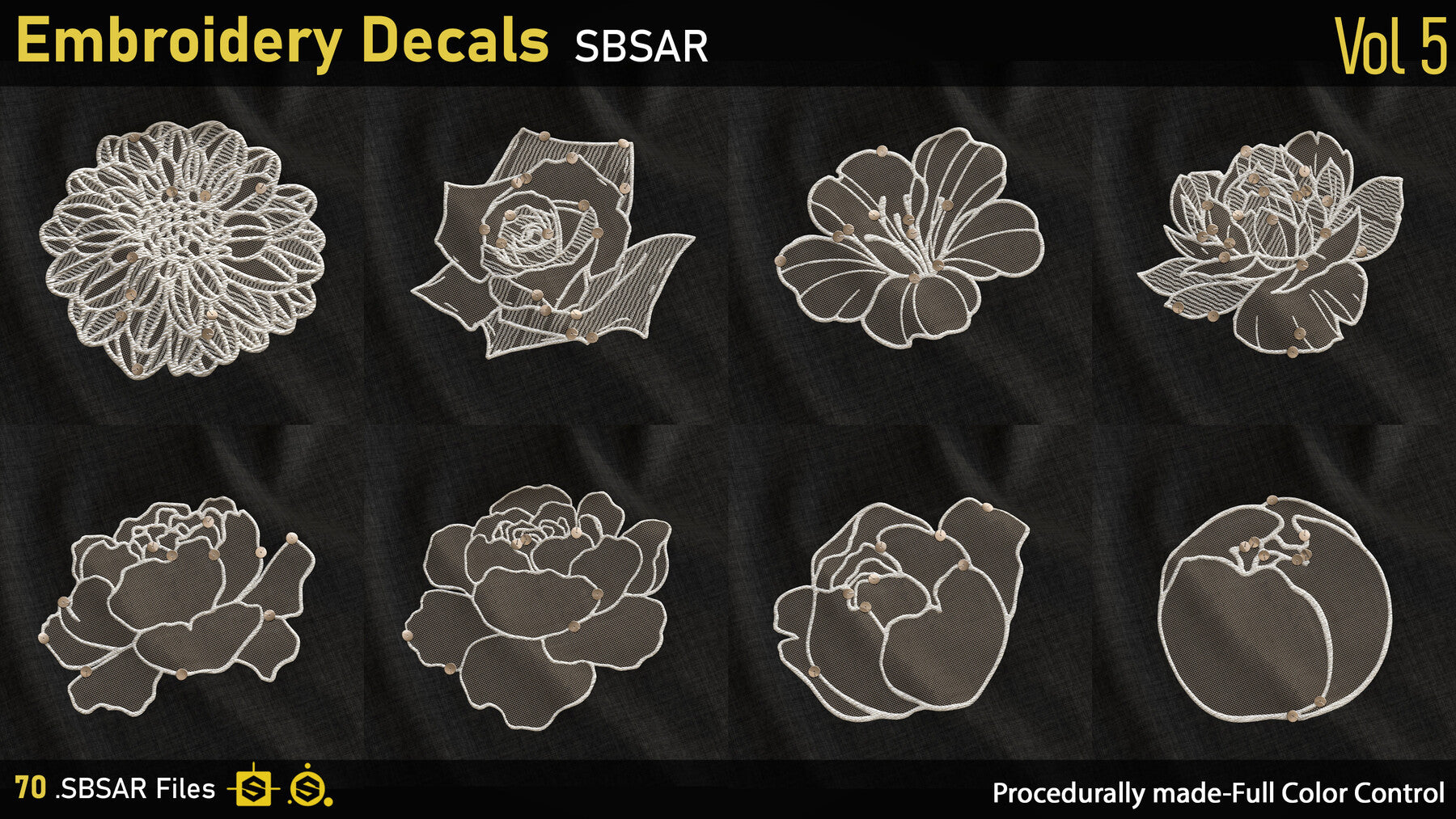 Embroidery Decals-Vol5-SBSAR