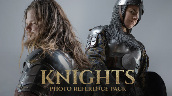 Knights Photo Reference Pack 240 JPEGs