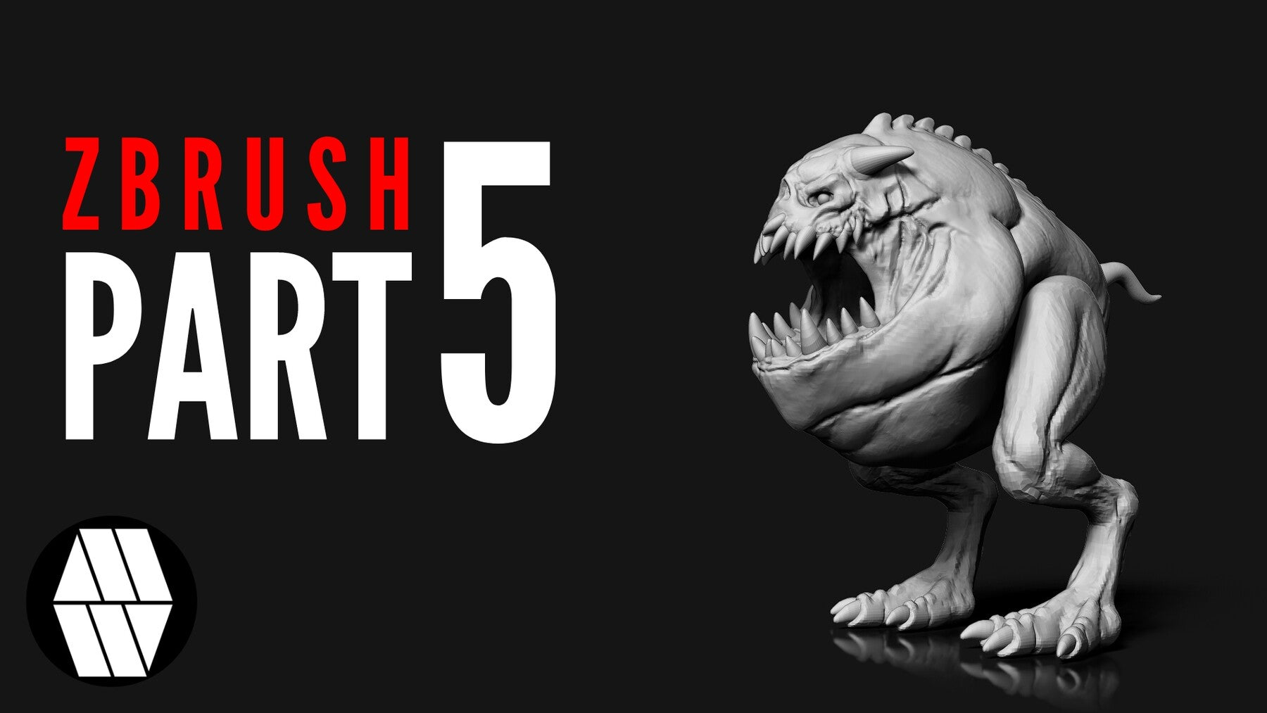 MLW_Creative - ZBRUSH Creature Sculpting FULL TUTORIAL