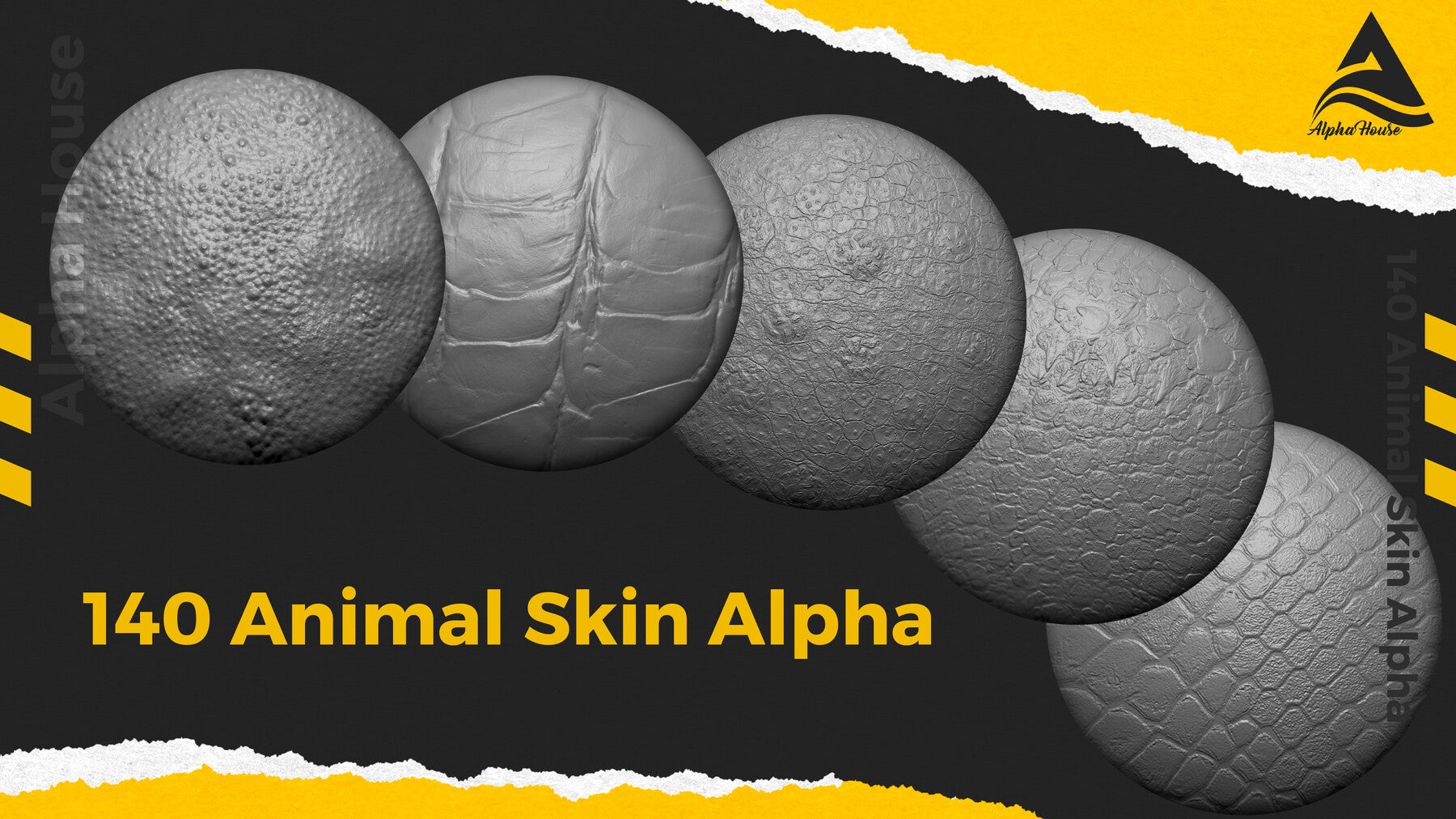 140 High Detailed Animal Skin Alpha
