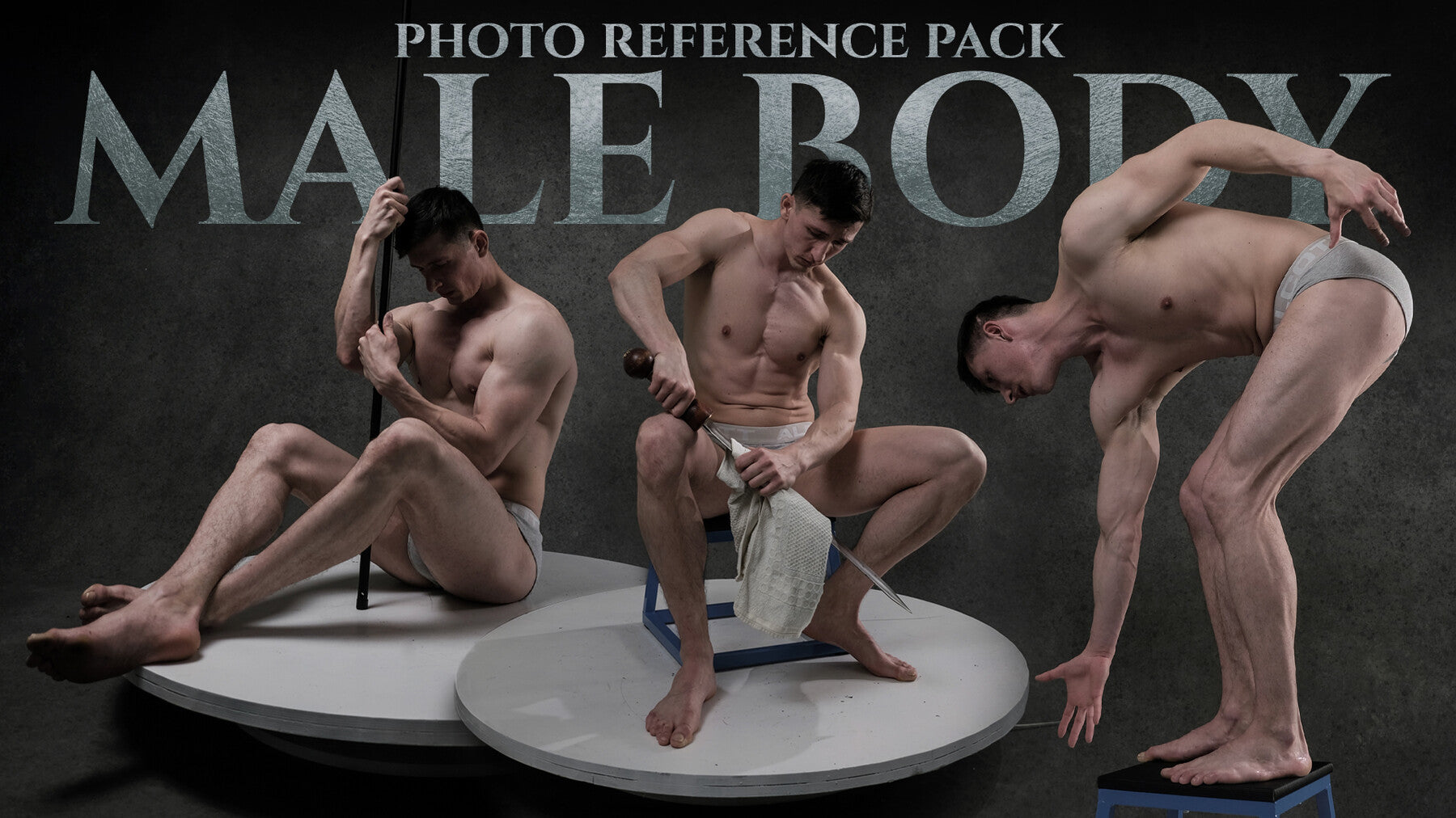 A Male Body-Photo Reference Pack-1022 JPEGs