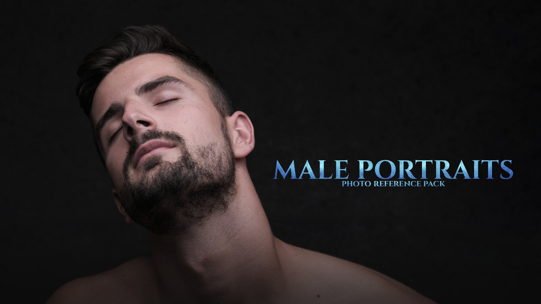 A Male Portraits Photo Reference Pack for Artists 895 JPEGs