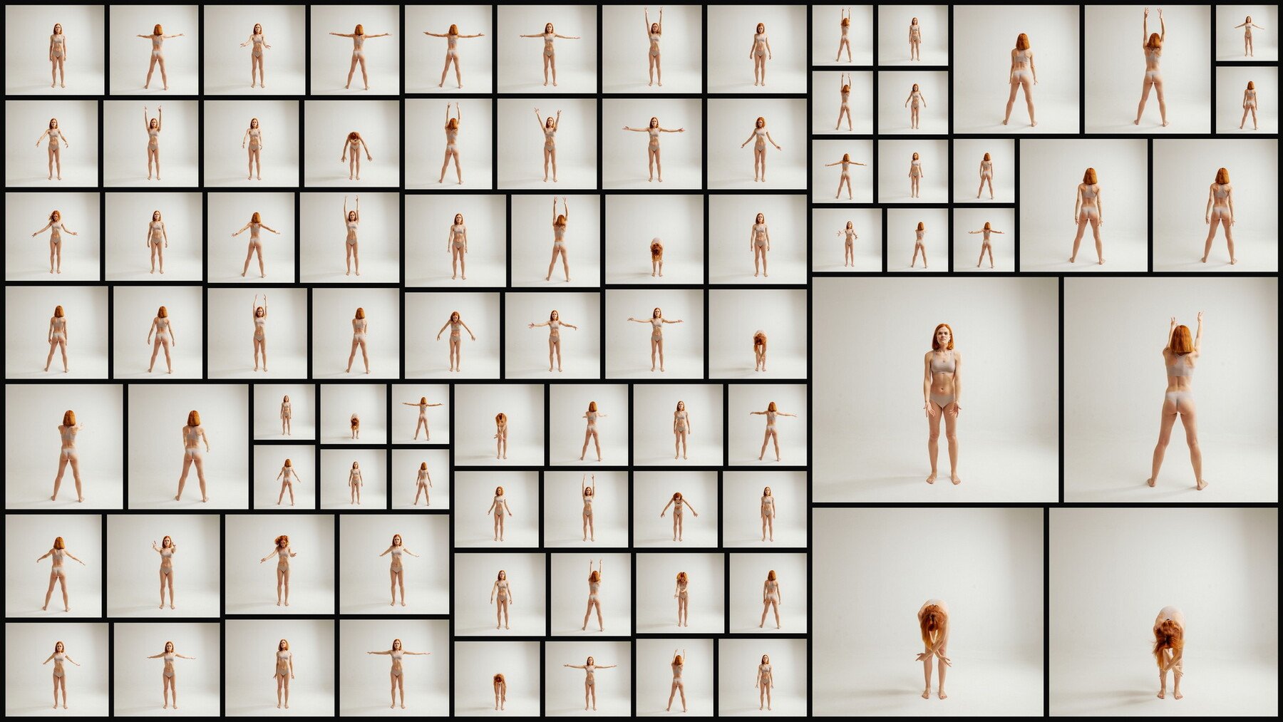 180+ Reference Photos Muscles, Twists, Body Curves - ( Sequential Movement )