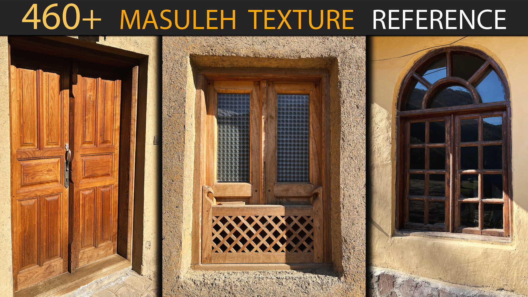 460+ Masuleh Texturing & Modeling Reference - Village