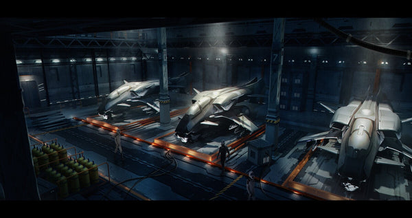 Sci-fi Concept Art Tutorial + Files ( Beginner To Pro )