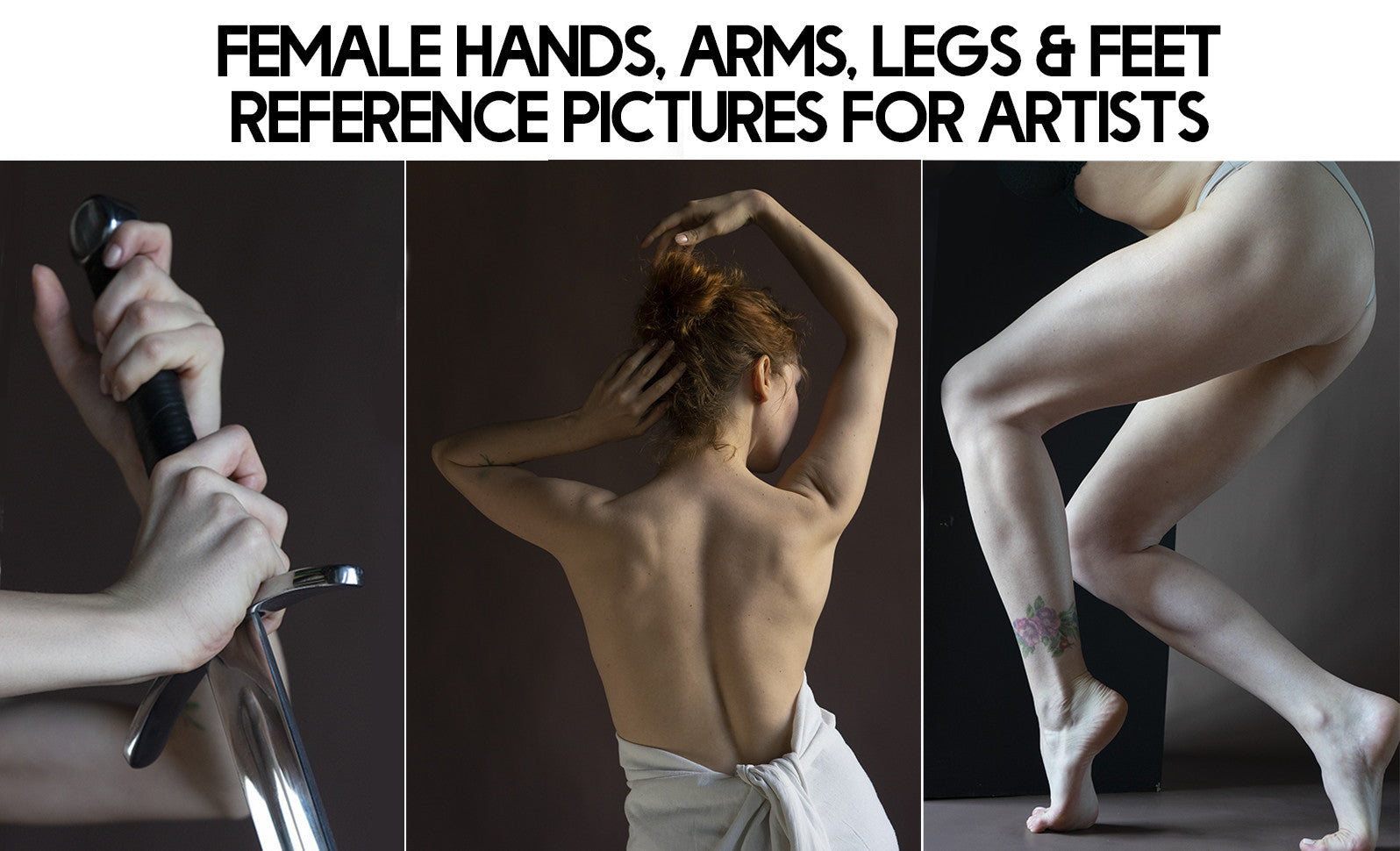 Female Hands, Arms, Legs & Feet Reference Pictures for Artists (pt.1)