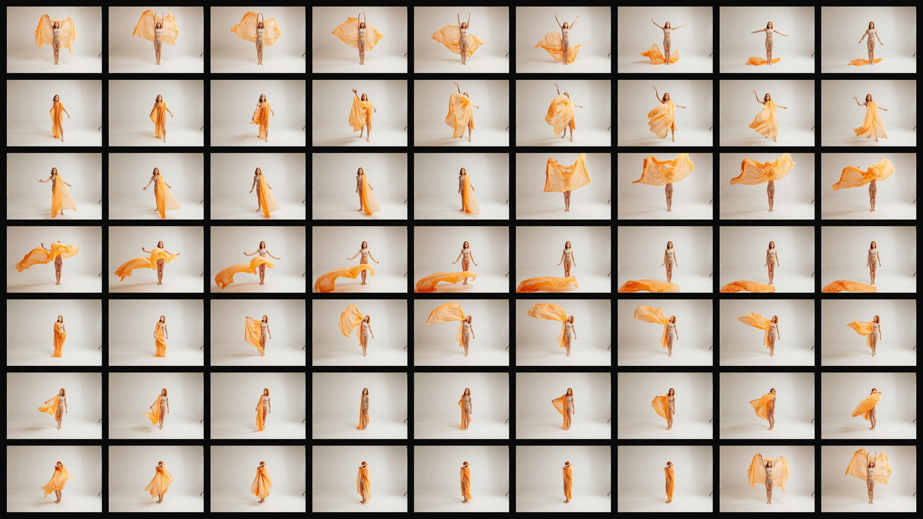 170 Reference Photos - Fabric In Motion ( Sequential Movement )