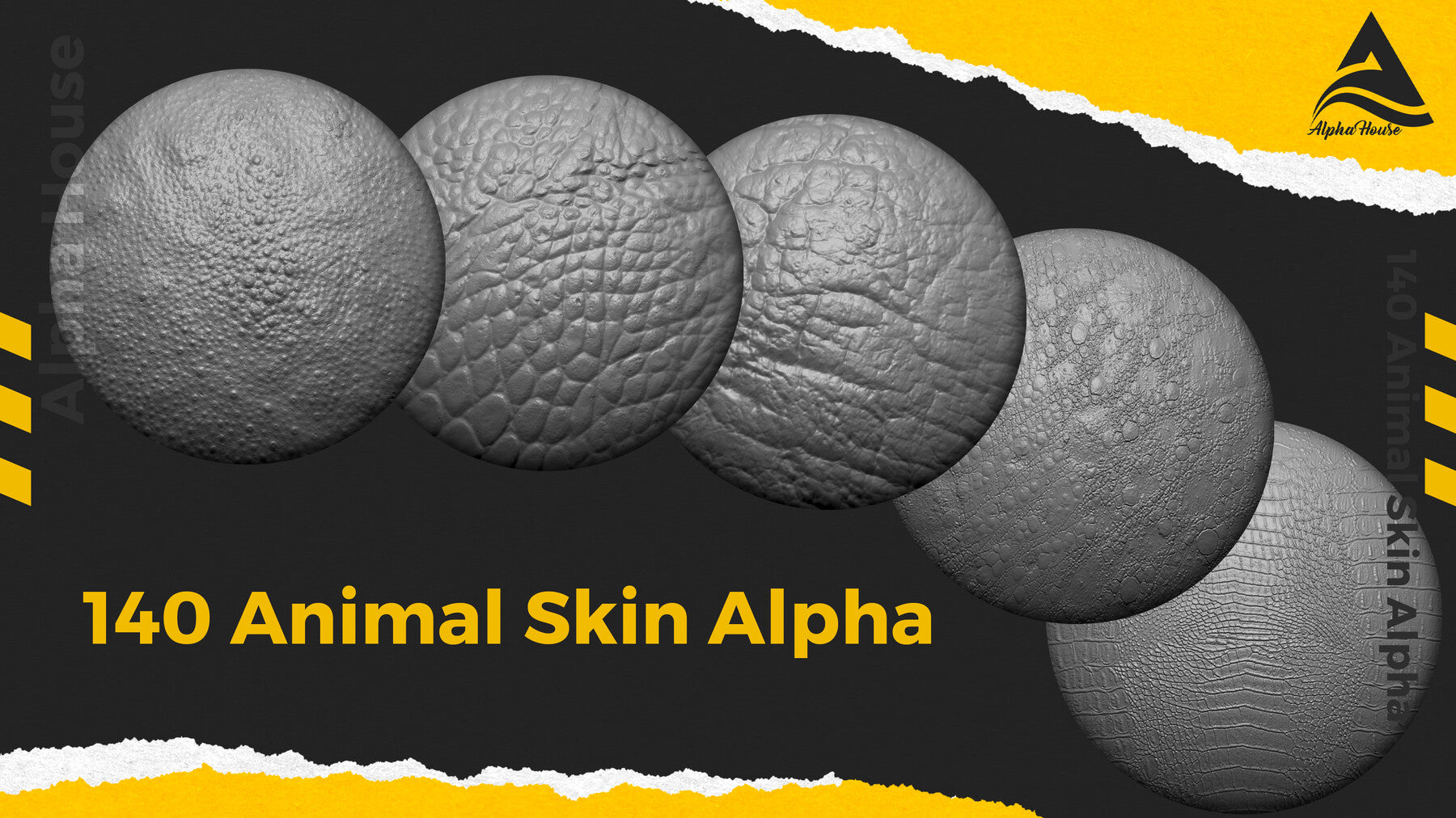140 High Detailed Animal Skin Alpha