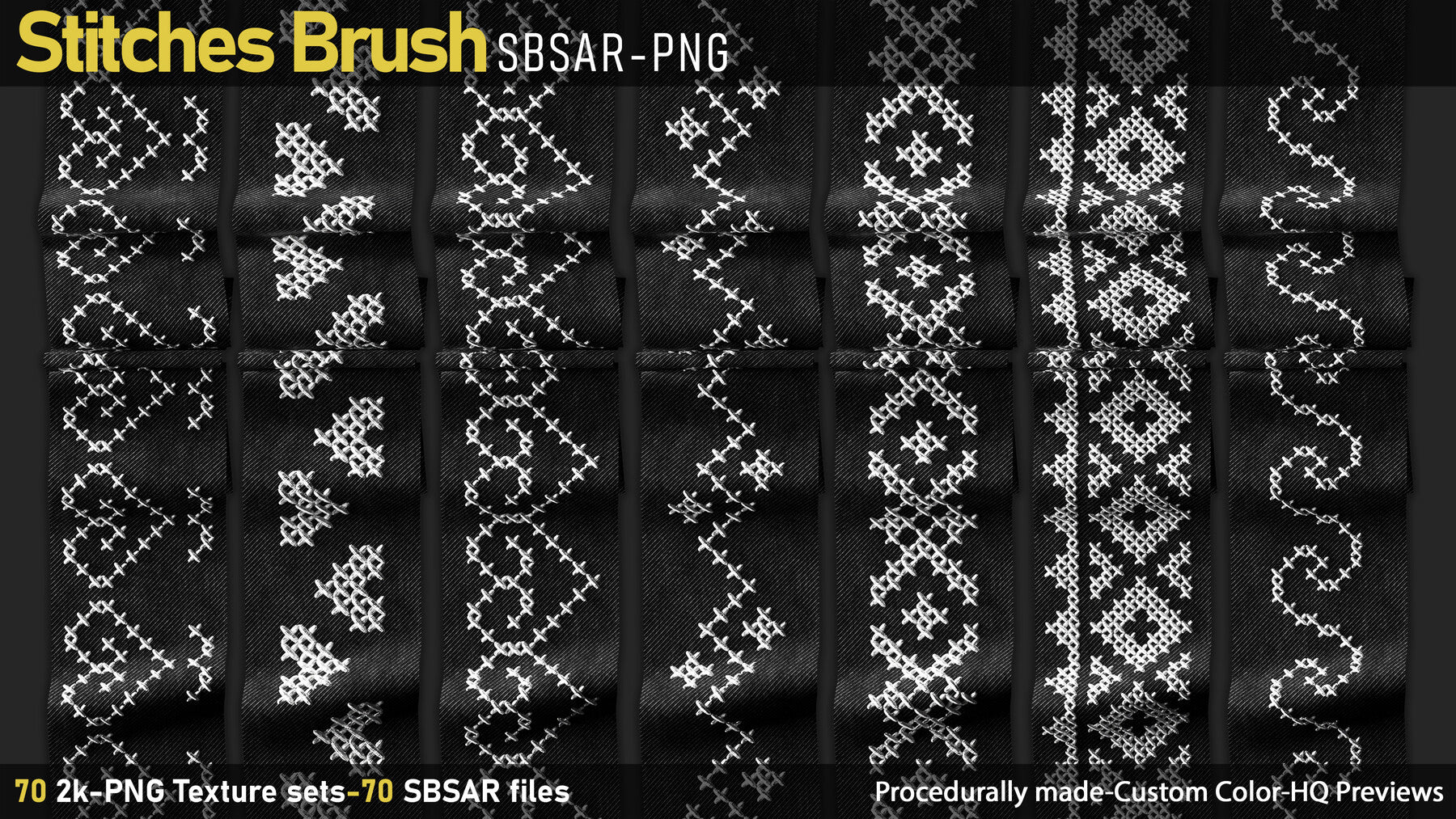 Stitches Brush - PNG and SBSAR