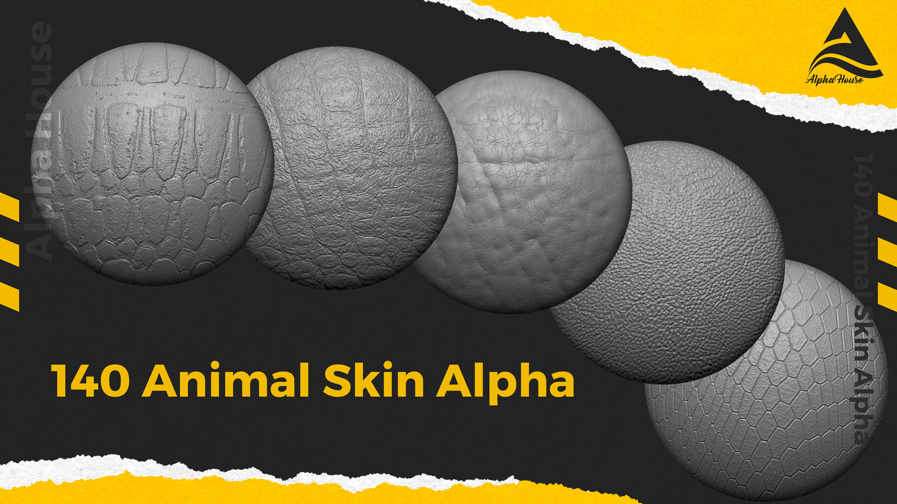 140 High Detailed Animal Skin Alpha