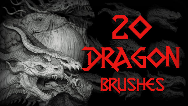 Dragon Head IMM Brush + OBJ