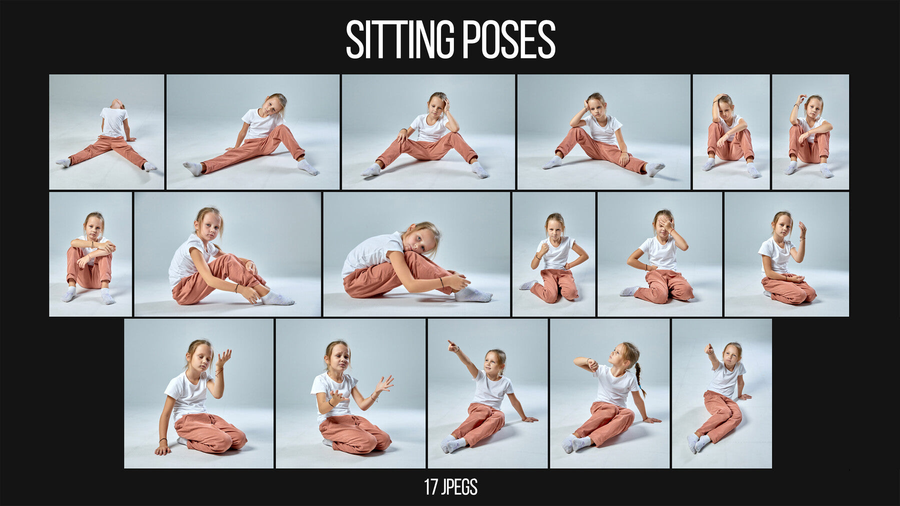 200+Child Pose Reference Pictures