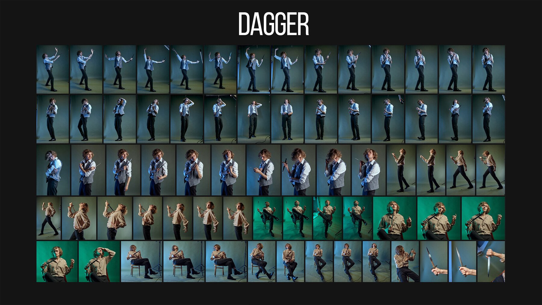 690 Dramatic Male Poses Reference Pictures