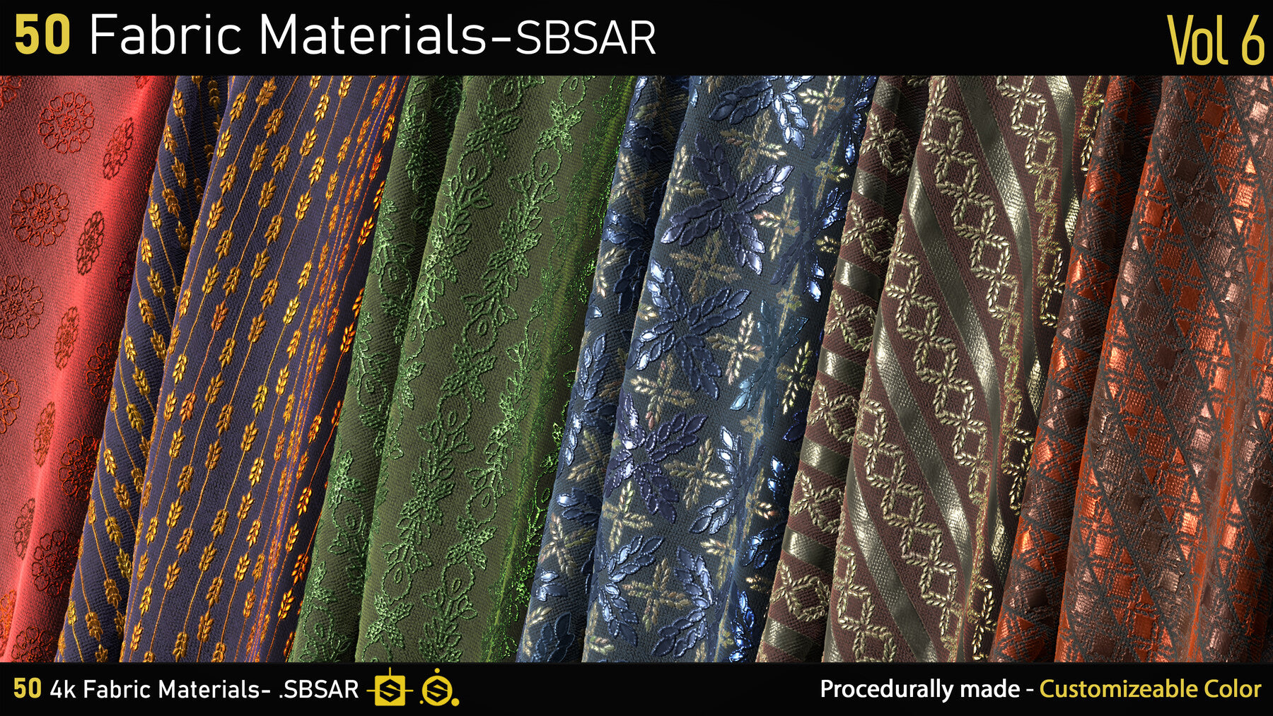 50 Lace & Guipure Materials-SBSAR-Vol9