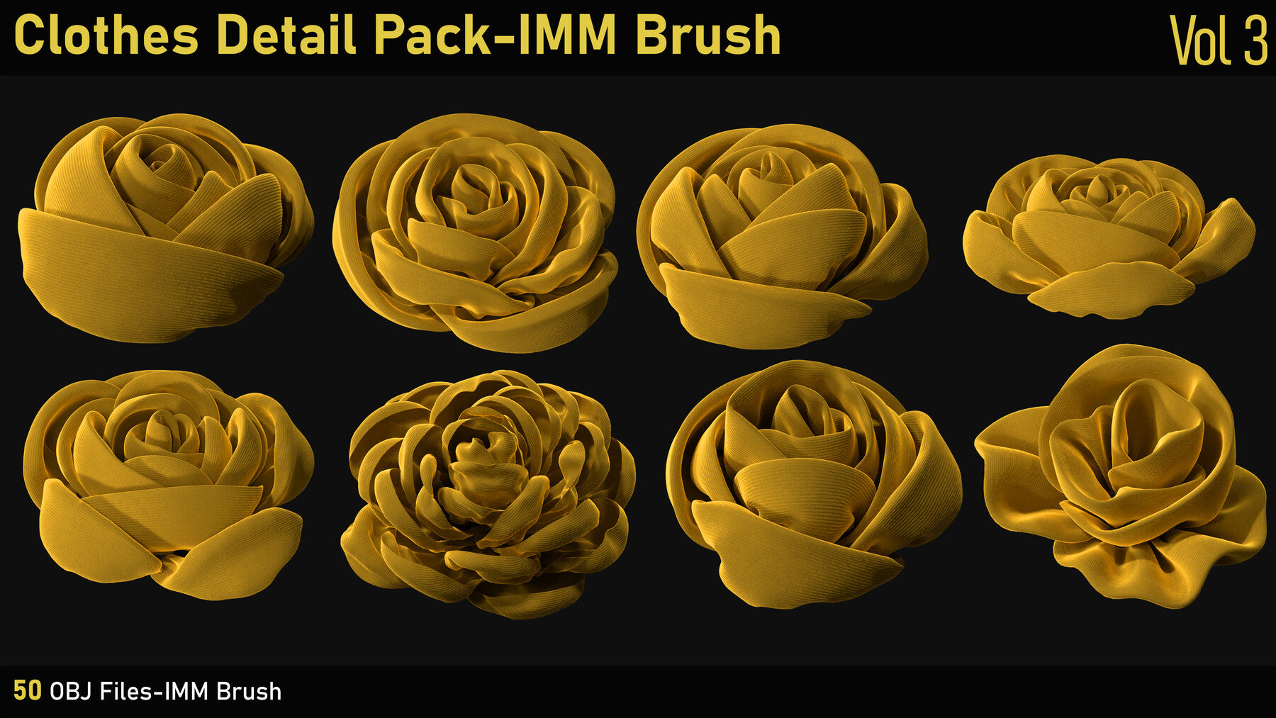 Vol.3 Cloth Details Pack IMM Brush