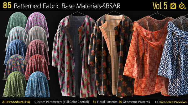 85 Patterned Fabric Base Materials-SBSAR