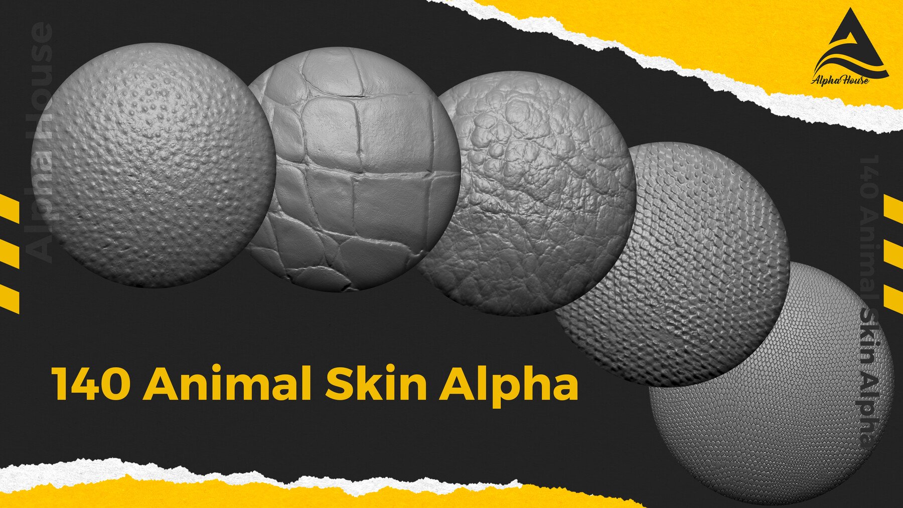 140 High Detailed Animal Skin Alpha