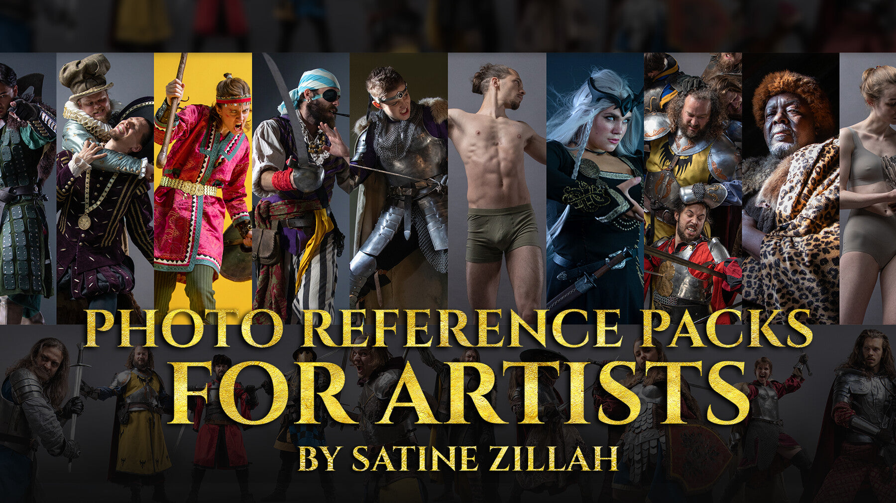 A Swordsman vol.2 Photo Reference Pack For Artists 553 JPEGs