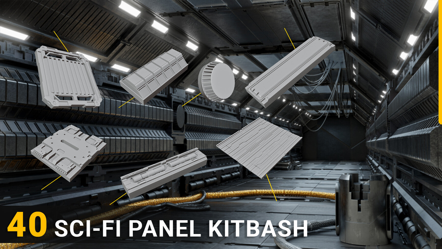 Sci-fi Panel Kitbash