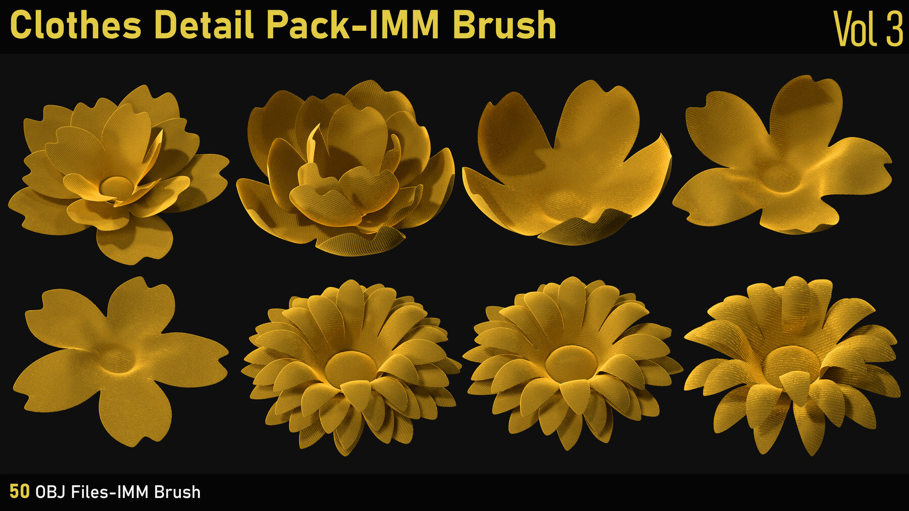 Vol.3 Cloth Details Pack IMM Brush