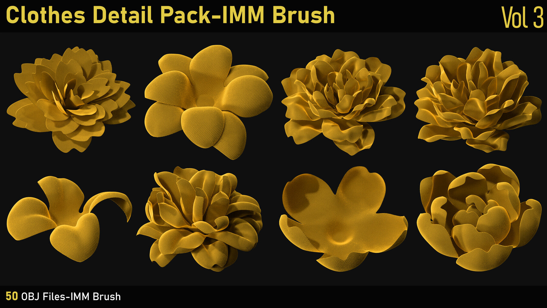 Vol.3 Cloth Details Pack IMM Brush