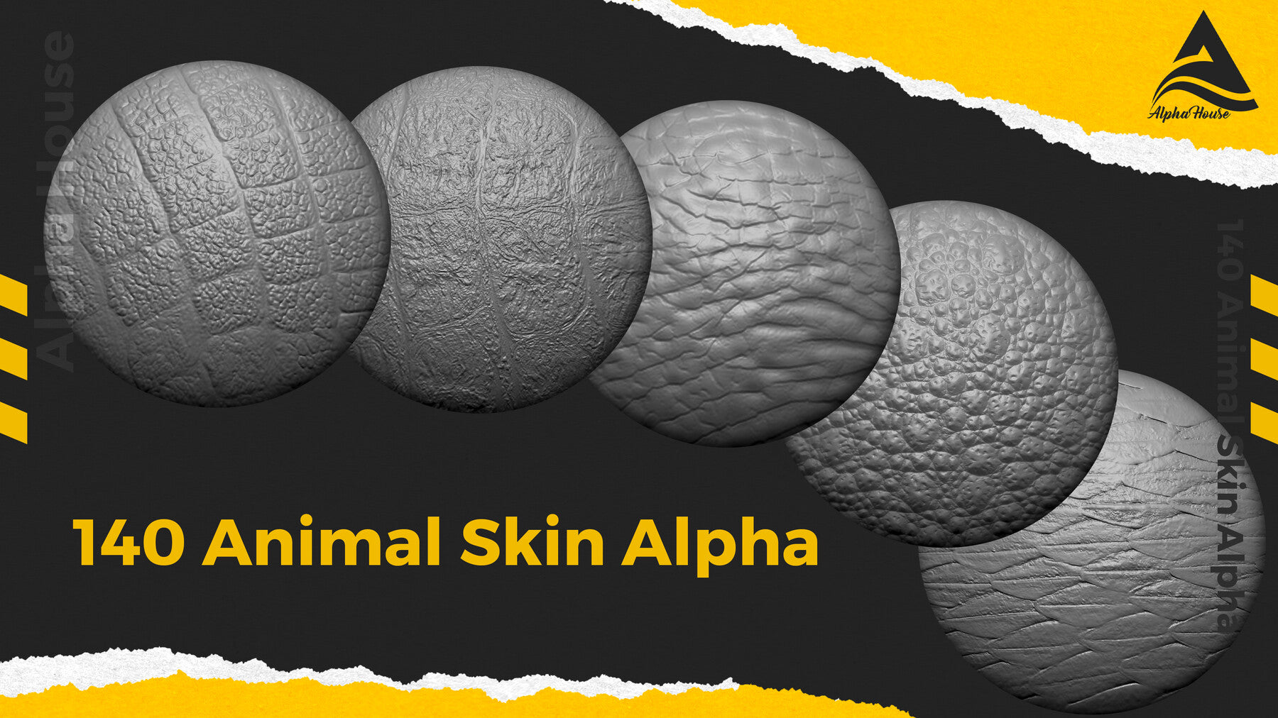 140 High Detailed Animal Skin Alpha