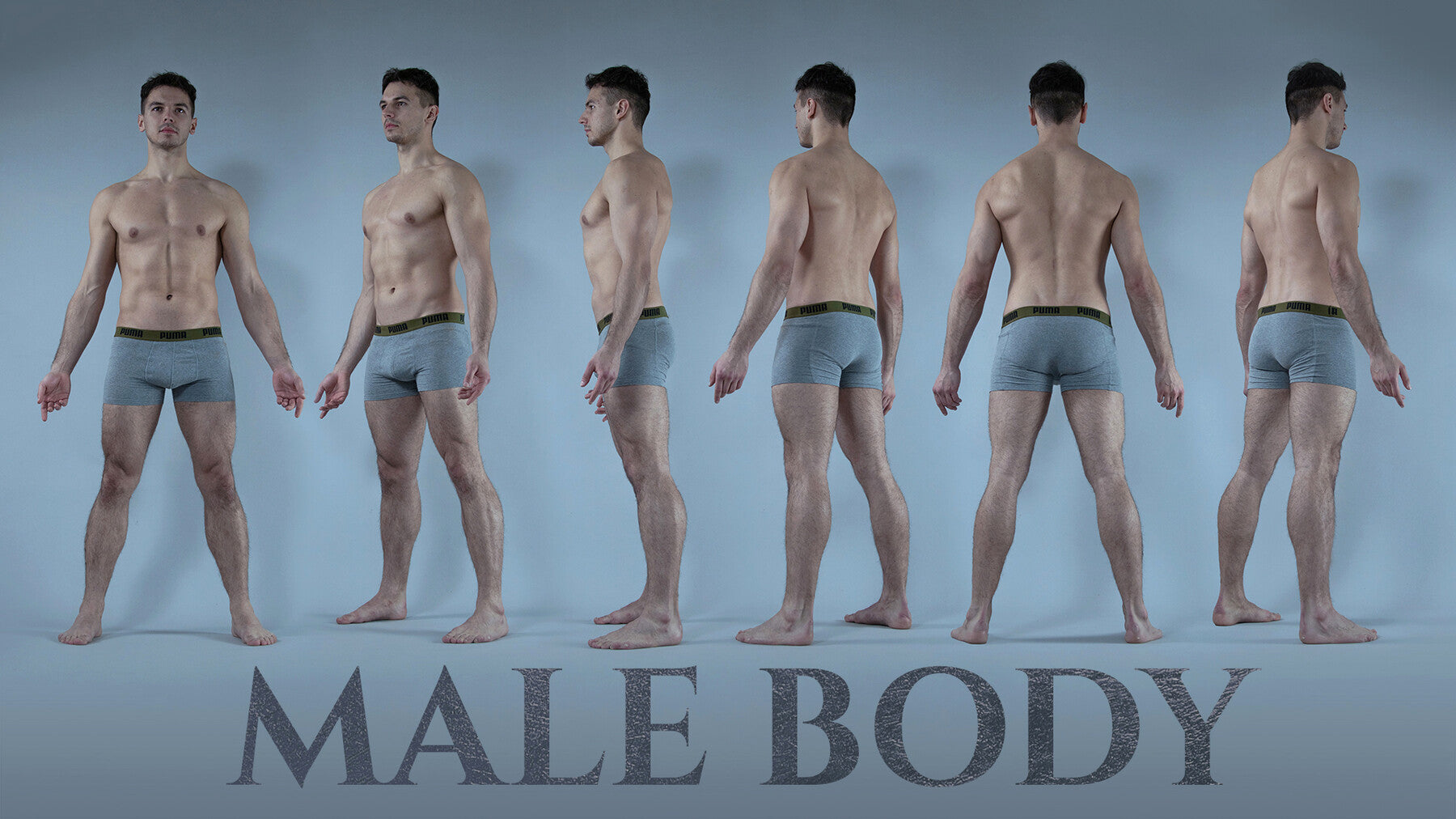 Male Body & Portraits Photo Reference Pack +420 JPEGs