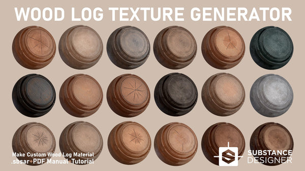 Wood Materials |Vol 01|Substance Designer