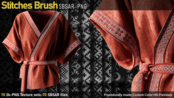 Stitches Brush - PNG and SBSAR