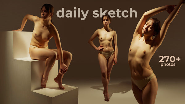 270+ Daily Sketch Poses - Reference Image
