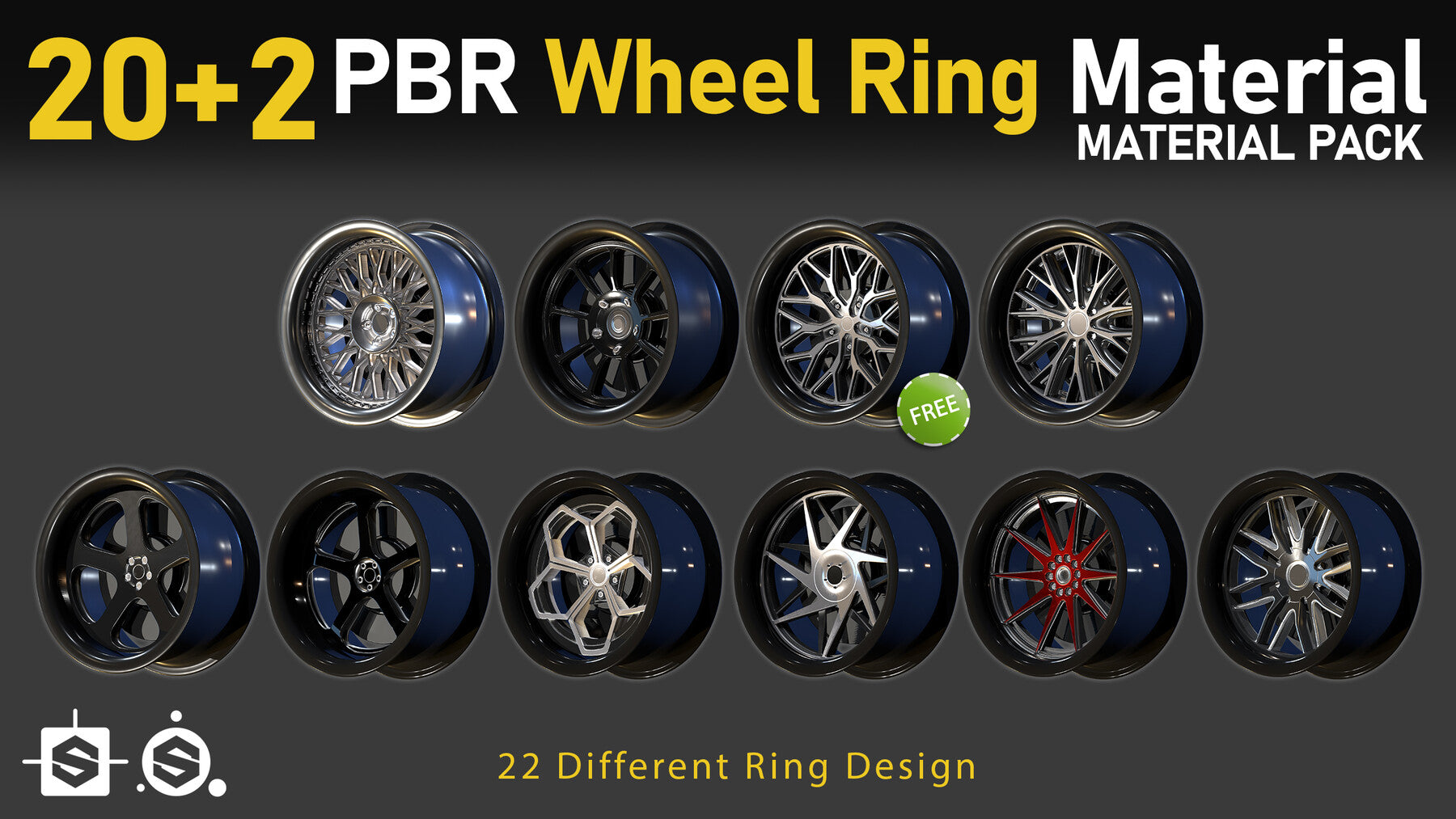 20+2 PBR Wheel Ring Material