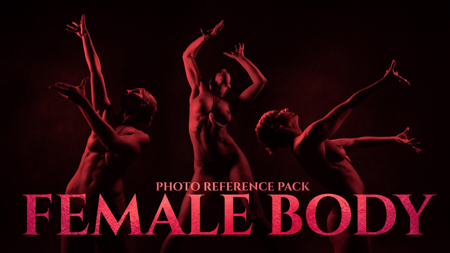 A Female Body Photo Reference Pack for Artists 1071 JPEGs