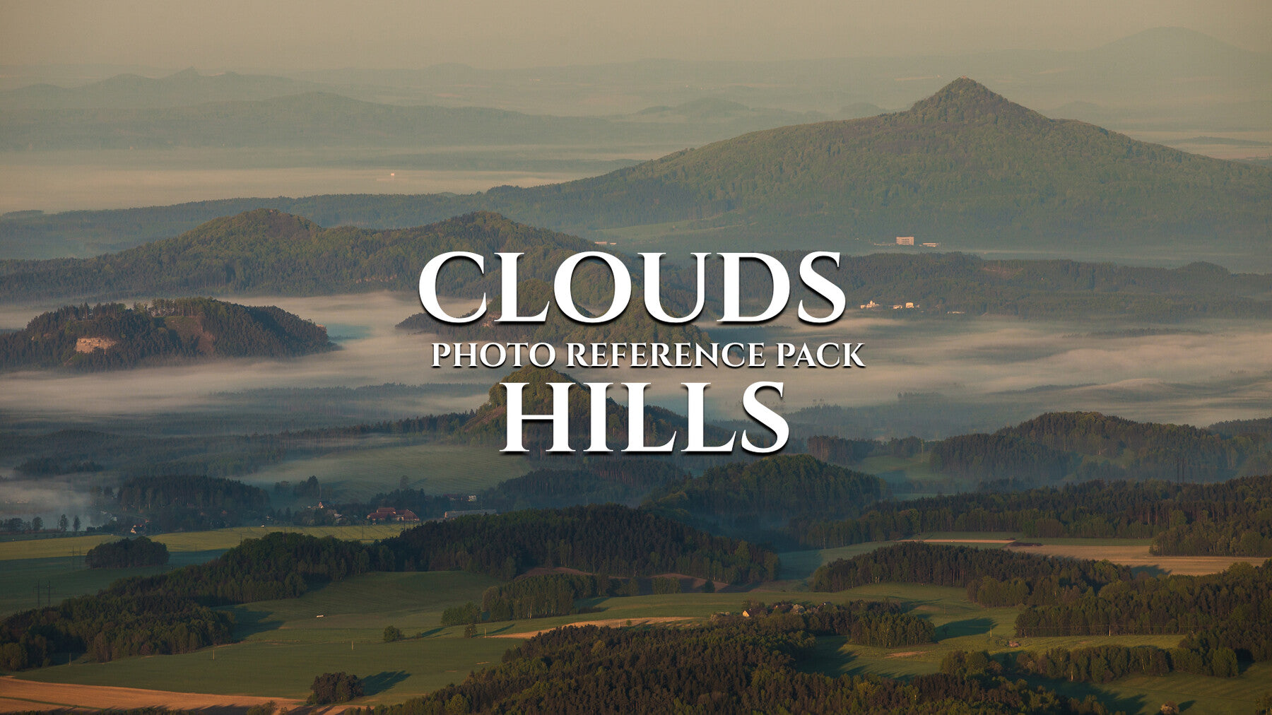 Clouds & Hills -Photo Reference Pack- 386 JPEGs