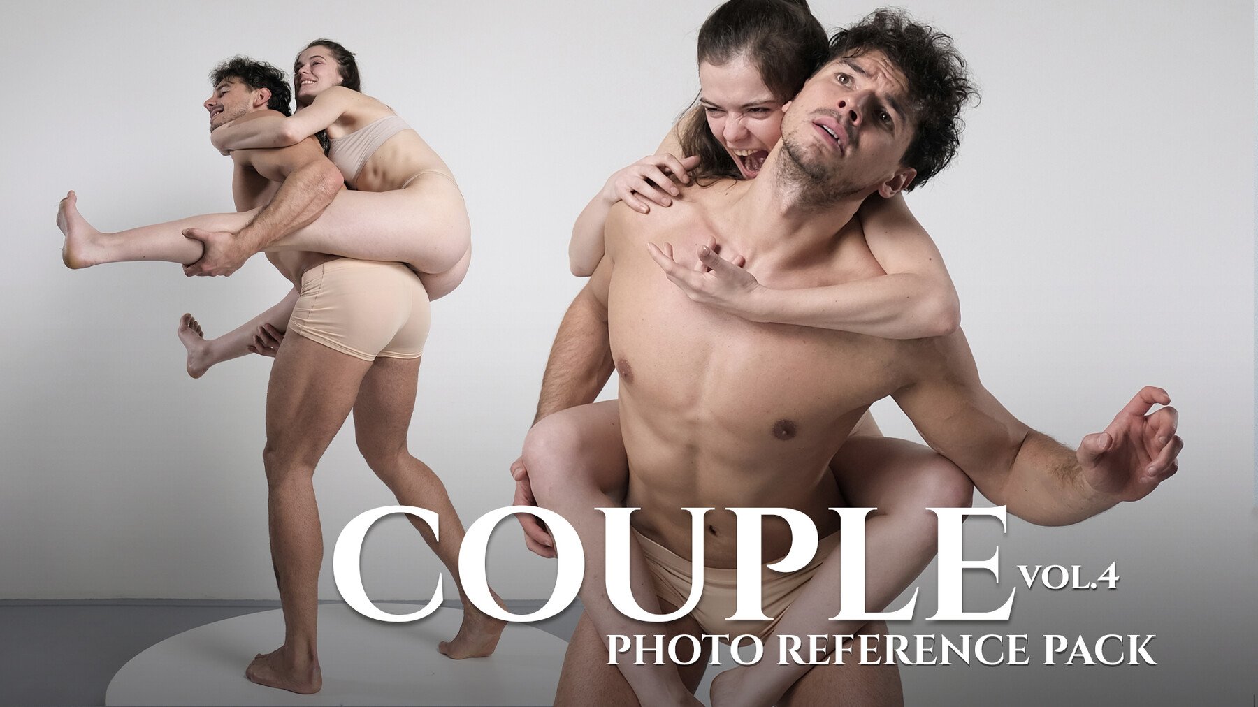 Couple Vol. 4 - Photo Reference Pack For Artists 831 JPEGs