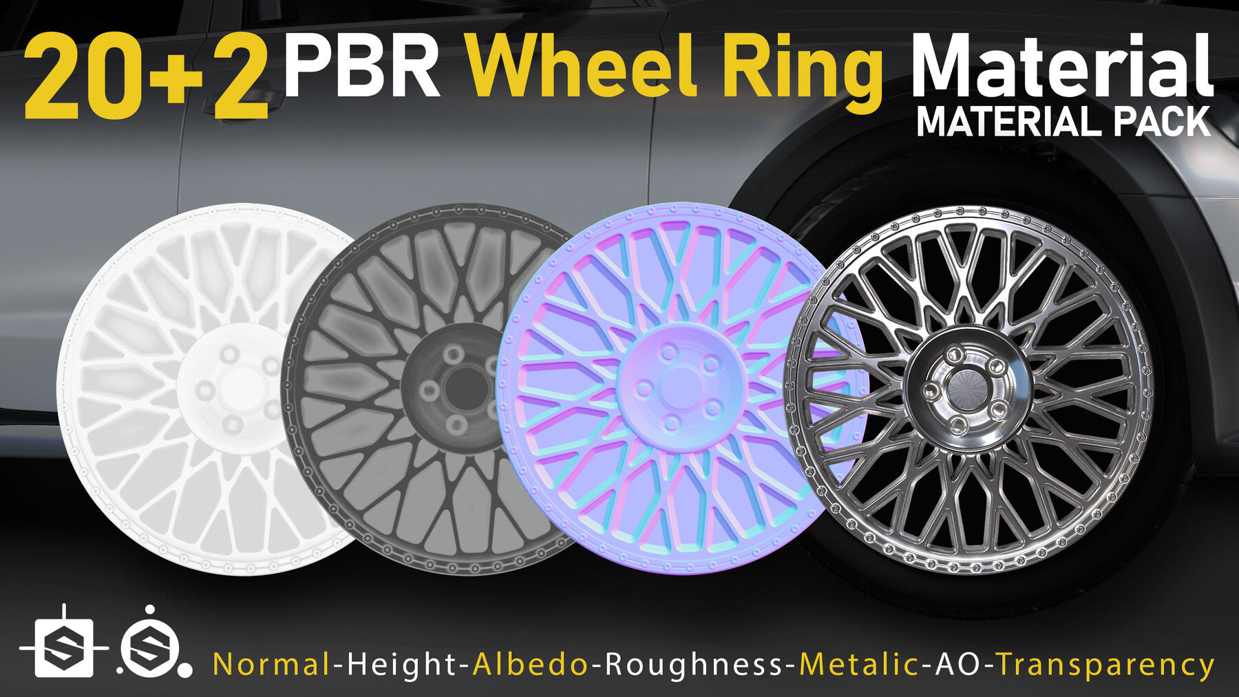 20+2 PBR Wheel Ring Material