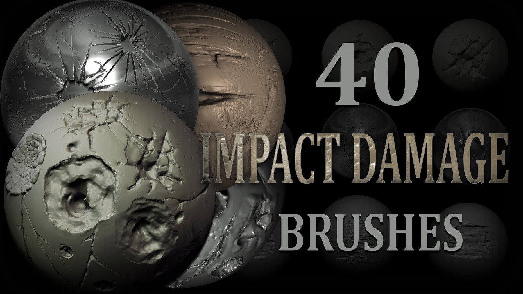 Impact Damage VDM Brush + Alphas