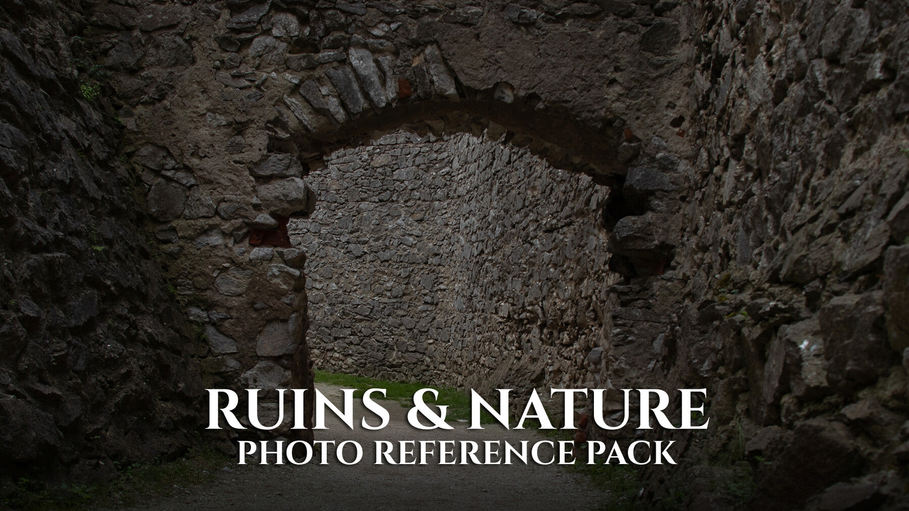 Ruins & Nature-Photo Reference Pack For Artists 326 JPEGs