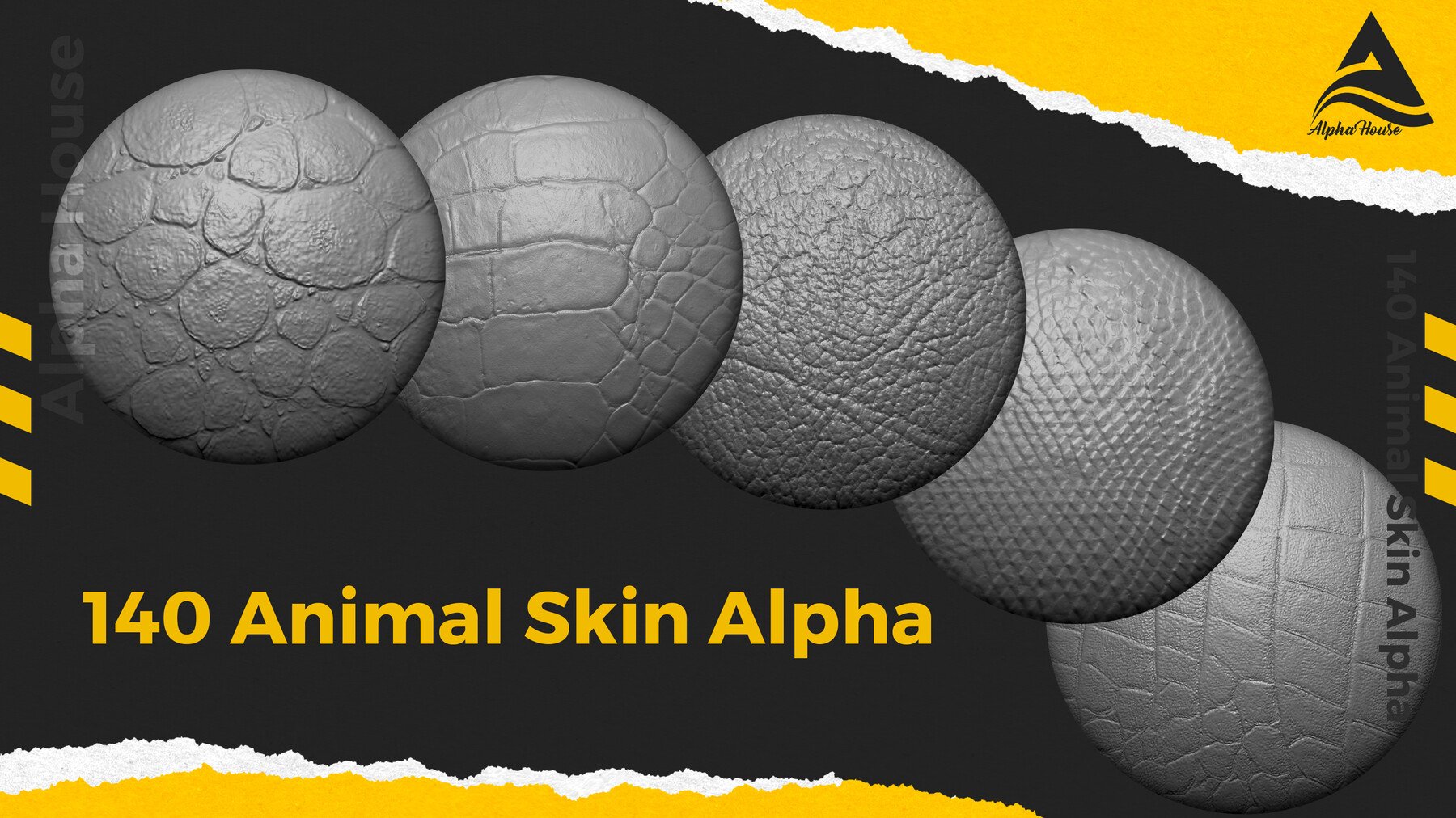 140 High Detailed Animal Skin Alpha