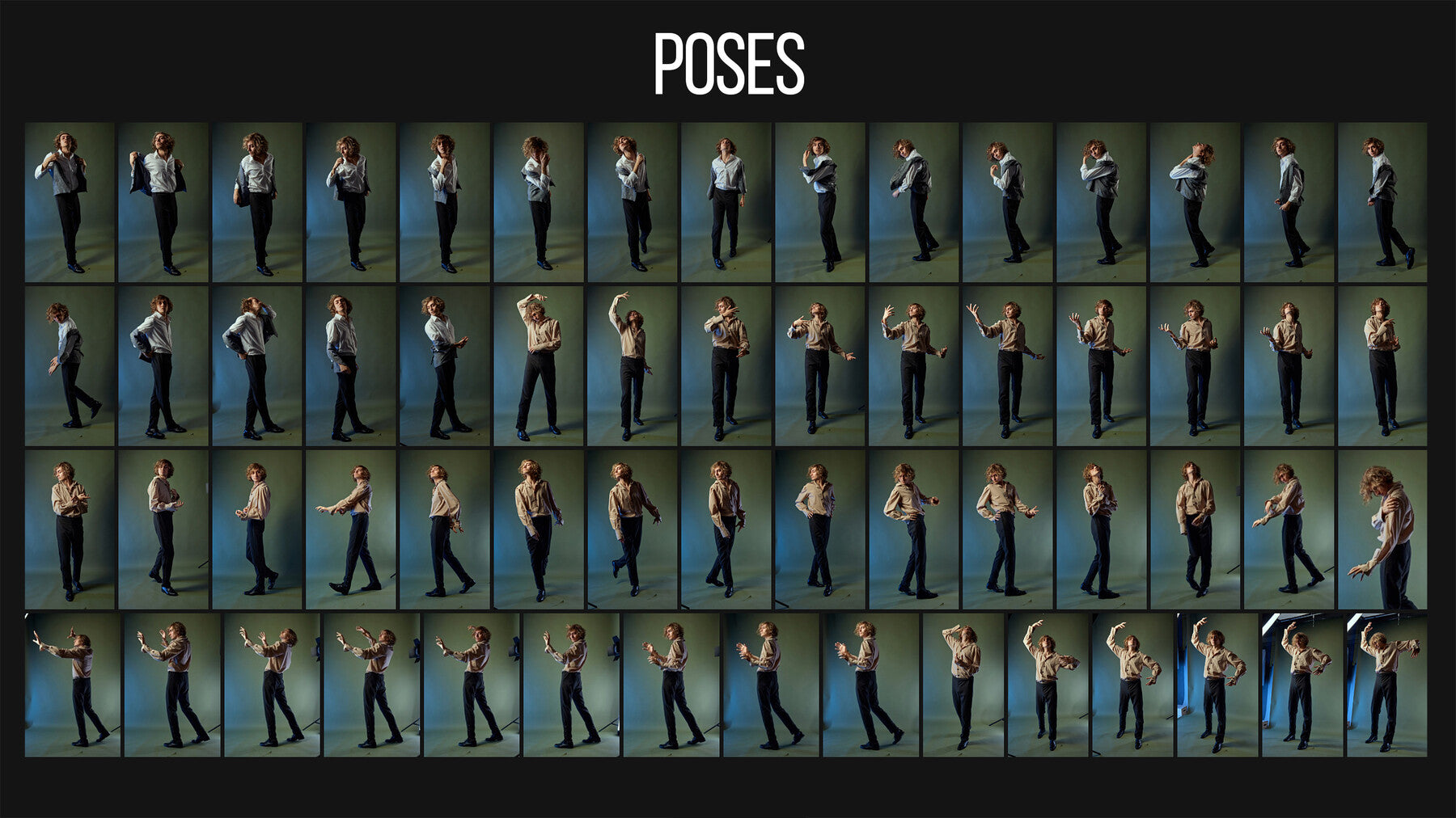 690 Dramatic Male Poses Reference Pictures