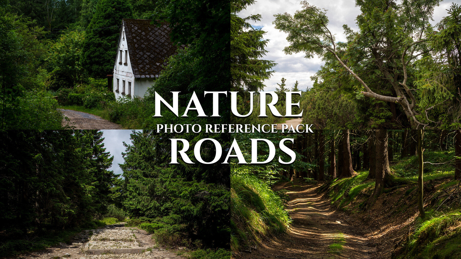 Nature Roads- Photo Reference Pack-327 JPEGs