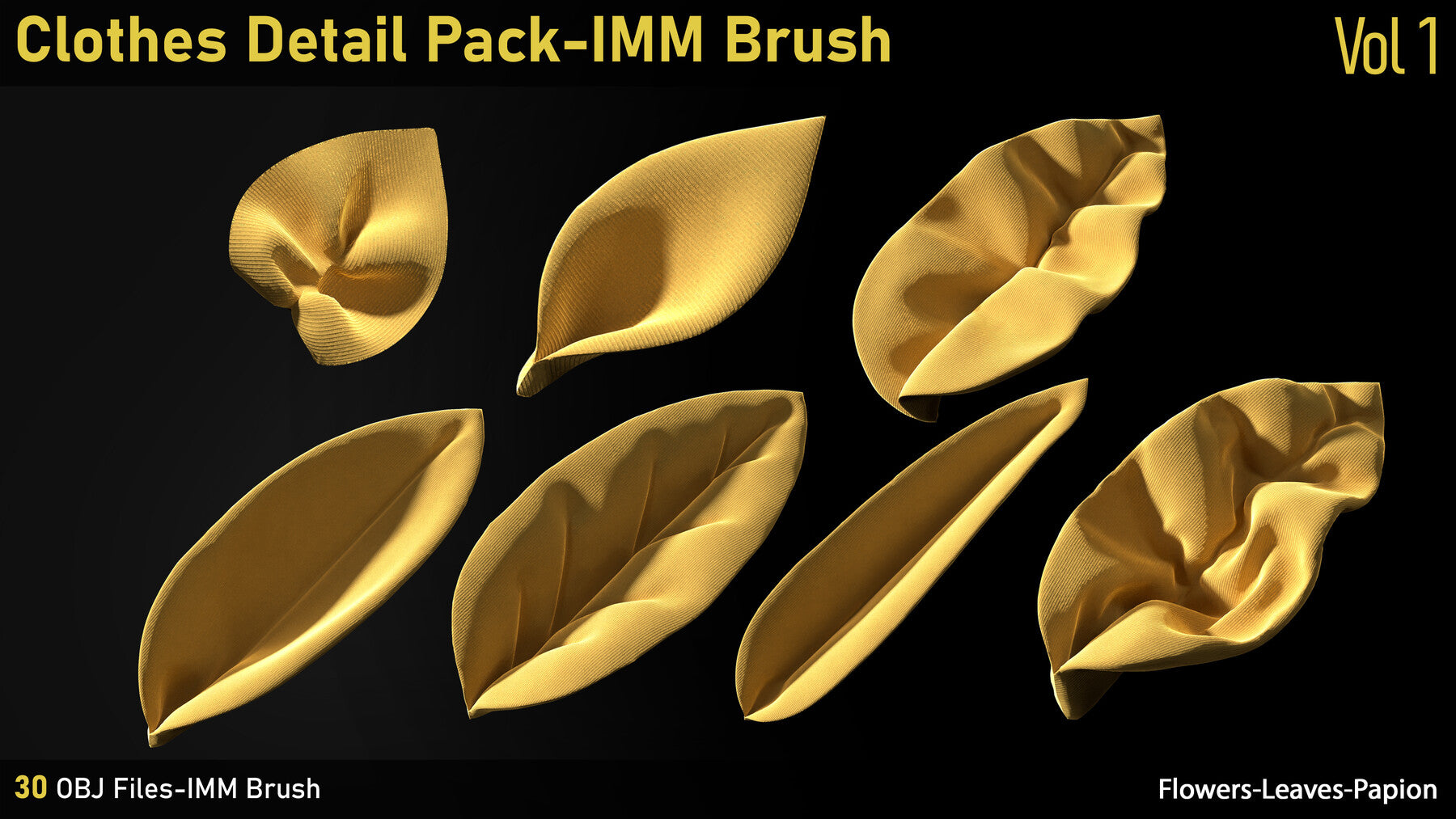 Vol.1 Cloth Details Pack IMM Brush