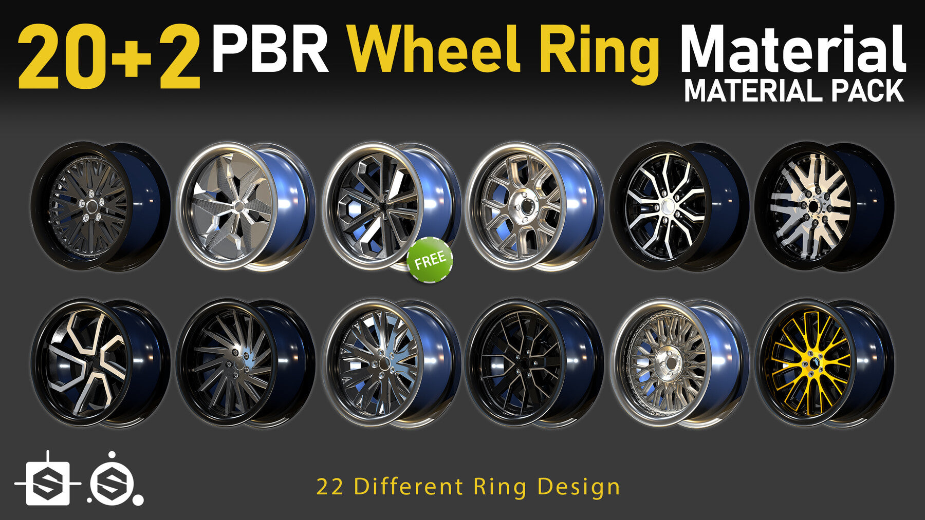 20+2 PBR Wheel Ring Material