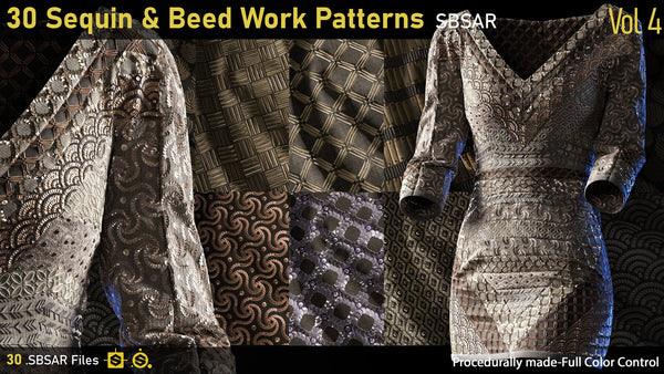 30 Sequin & Beed Work patterns-Vol4-SBSAR